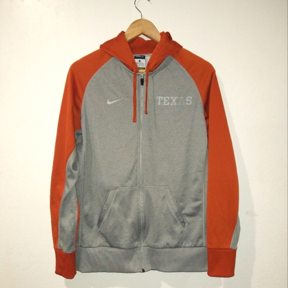 Nike Texas Longhorns Full Zip Hoodie Jacket - Picture 1 of 7